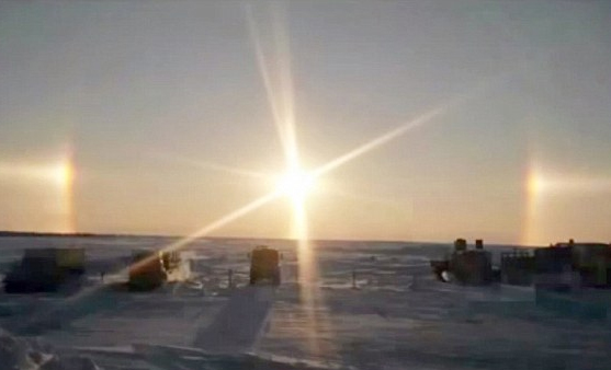 Ba mặt trời xuất hiện cùng lúc ở Nga – Chuyện lạ có thật.
