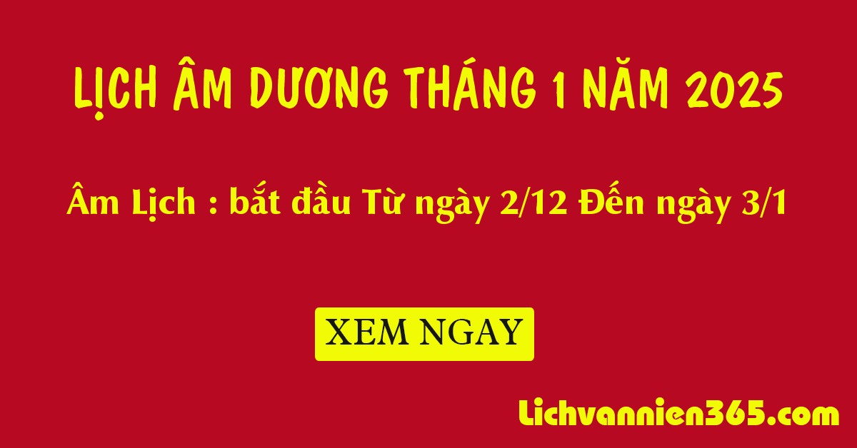 Người sinh vào ngày 6/1/2025 thuộc cung hoàng đạo gì?
