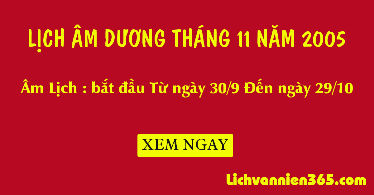 17 tháng 5 2005 âm lịch