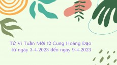 Tử Vi Tuần Mới 12 Cung Hoàng Đạo từ ngày 3-4-2023 đến ngày 9-4-2023