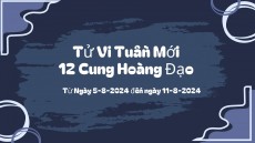 Tử Vi Tuần Mới 12 Cung Hoàng Đạo Từ Ngày 5-8-2024 đến ngày 11-8-2024 