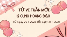 Tử Vi Tuần Mới 12 Cung Hoàng Đạo Từ Ngày 20-1-2025 đến ngày 26-1-2025 