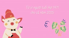 Tử vi người tuổi Hợi 1971 cho cả năm 2025