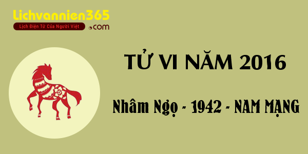 Xem tử vi 2016 tuổi Nhâm Ngọ Nam mạng