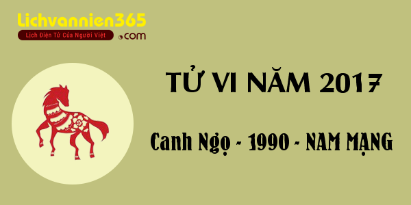 Xem tử vi 2017 tuổi Canh Ngọ Nam mạng