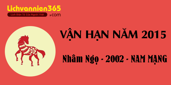 Xem vận hạn 2015 tuổi Nhâm Ngọ Nam mạng