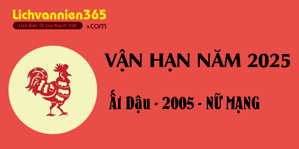 Xem vận hạn năm 2025 cho người tuổi Ất Dậu 2005, nữ mạng