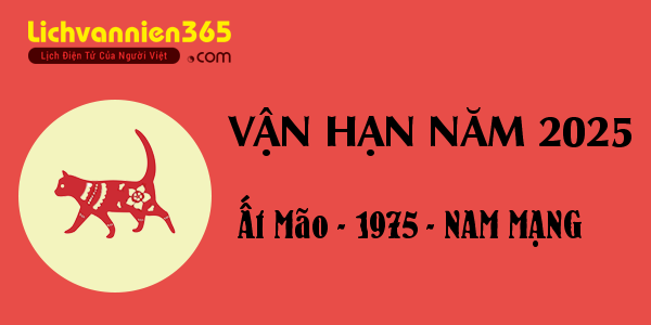 Xem vận hạn năm 2025 cho người tuổi Ất Mão 1975, nam mạng