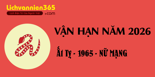 Xem vận hạn 2026 tuổi Ất Tỵ Nữ mạng