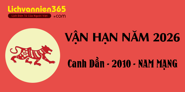 Xem vận hạn 2026 tuổi Canh Dần Nam mạng
