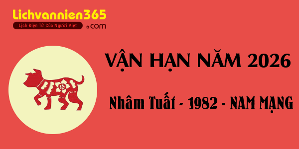Xem vận hạn năm 2026 cho người tuổi Nhâm Tuất 1982, nam mạng
